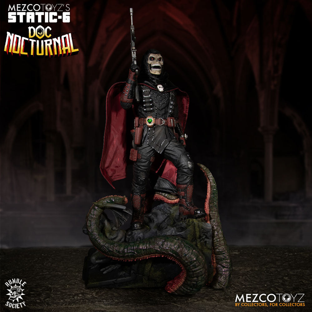 DOC NOCTURNAL RUMBLE SOCIETY ESTATUA 1/6 STATIC-6 38 CM MEZCO TOYZ