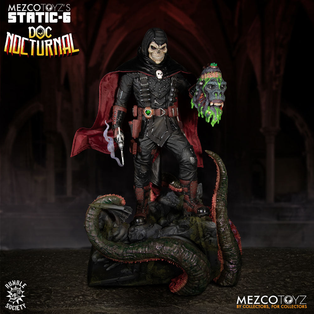DOC NOCTURNAL RUMBLE SOCIETY ESTATUA 1/6 STATIC-6 38 CM MEZCO TOYZ