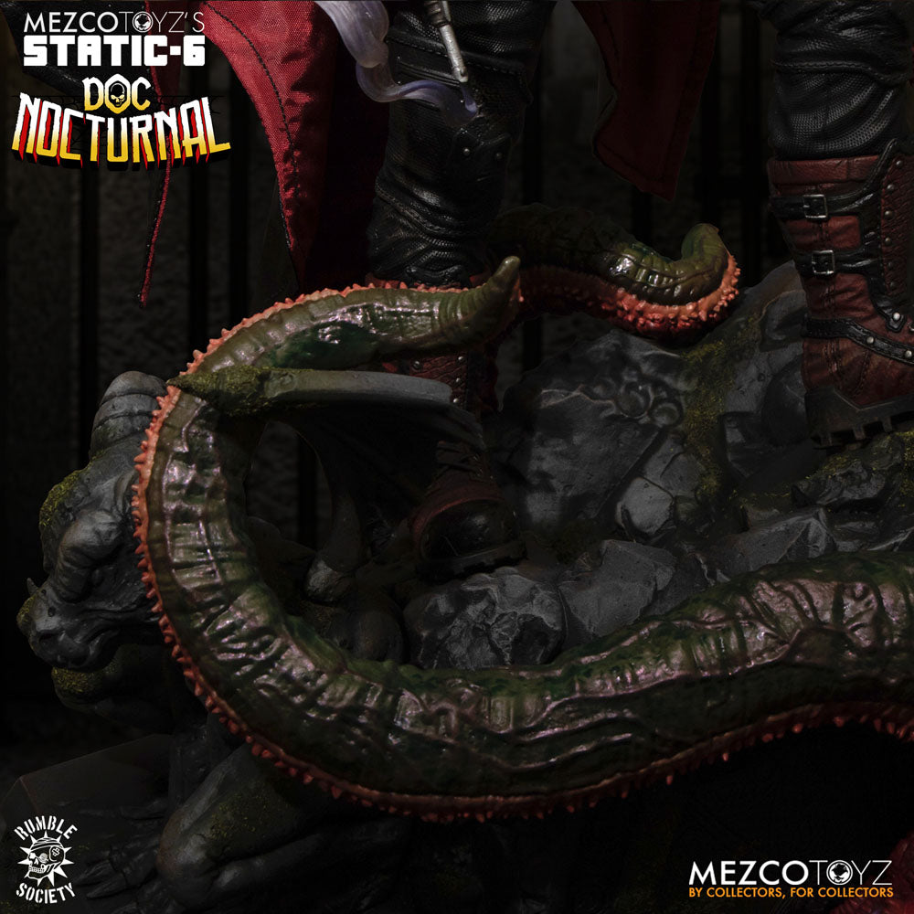 DOC NOCTURNAL RUMBLE SOCIETY ESTATUA 1/6 STATIC-6 38 CM MEZCO TOYZ