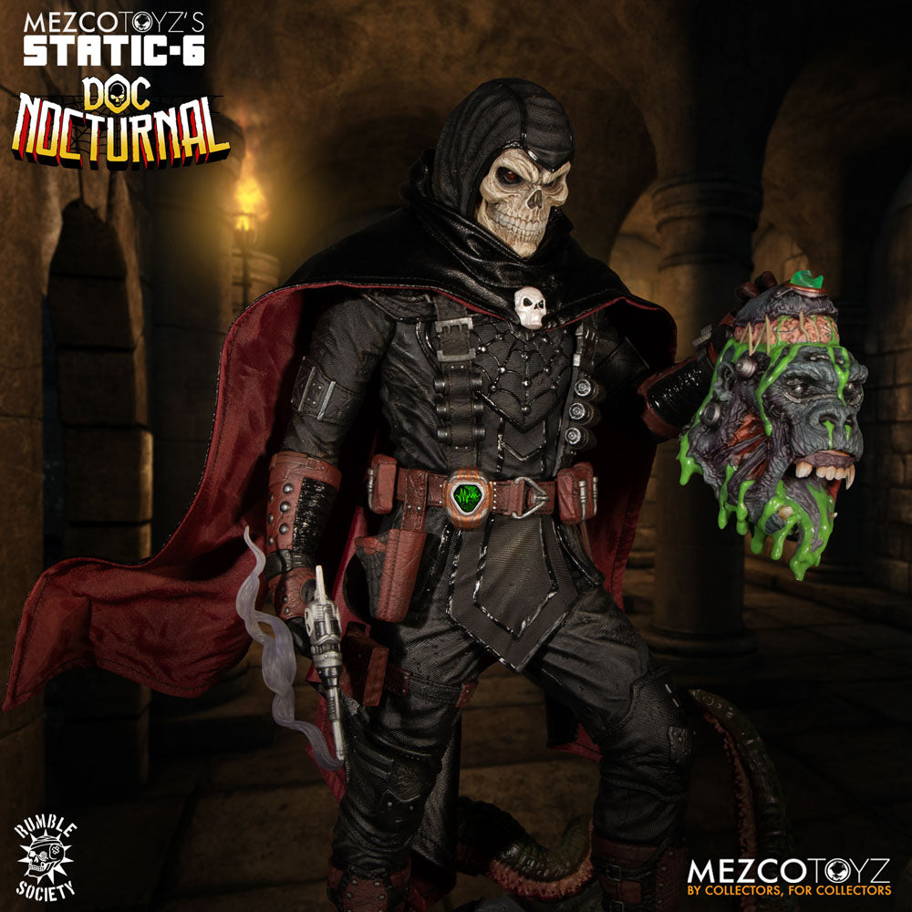 DOC NOCTURNAL RUMBLE SOCIETY ESTATUA 1/6 STATIC-6 38 CM MEZCO TOYZ