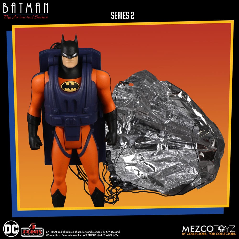 BATMAN THE ANIMATED SERIES 5 POINTS DELUXE BOX SET MEZCO TOYZ 9 CM