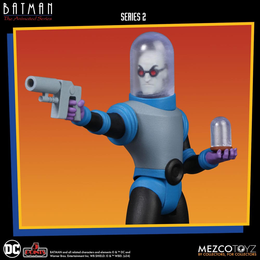 BATMAN THE ANIMATED SERIES 5 POINTS DELUXE BOX SET MEZCO TOYZ 9 CM