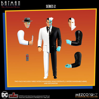 BATMAN THE ANIMATED SERIES 5 POINTS DELUXE BOX SET MEZCO TOYZ 9 CM