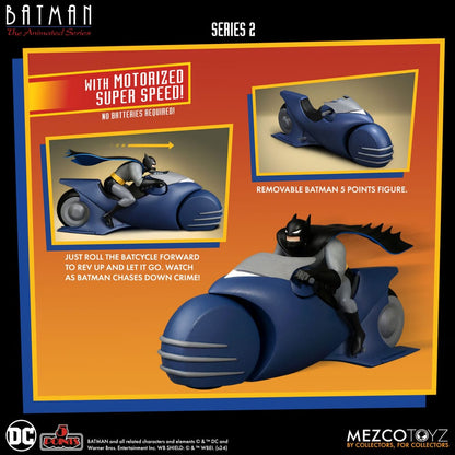 BATMAN THE ANIMATED SERIES 5 POINTS DELUXE BOX SET MEZCO TOYZ 9 CM