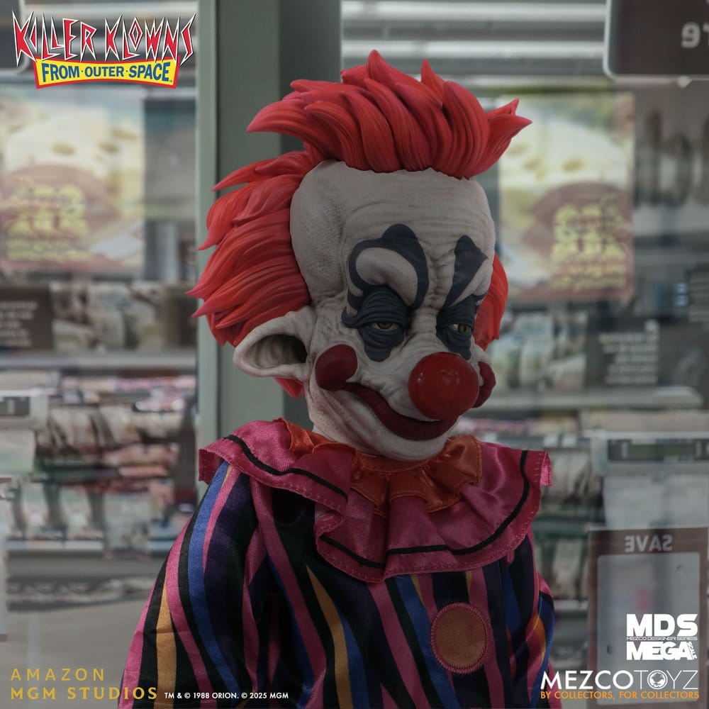 KILLER KLOWNS RUDY MDS MEGA SCALE 38 CM CON SONIDO MEZCO
