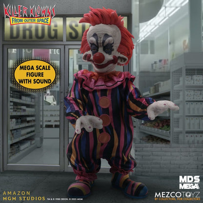 KILLER KLOWNS RUDY MDS MEGA SCALE 38 CM CON SONIDO MEZCO
