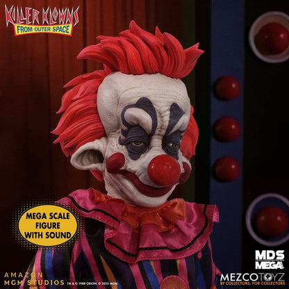 KILLER KLOWNS RUDY MDS MEGA SCALE 38 CM CON SONIDO MEZCO