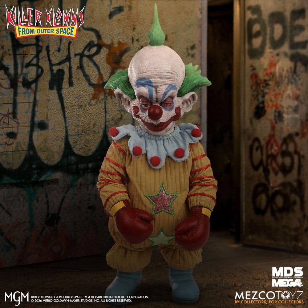 KILLER KLOWNS SHORTY MDS MEGA SCALE 38 CM CON SONIDO MEZCO