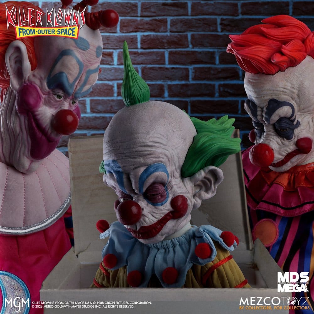KILLER KLOWNS SHORTY MDS MEGA SCALE 38 CM CON SONIDO MEZCO