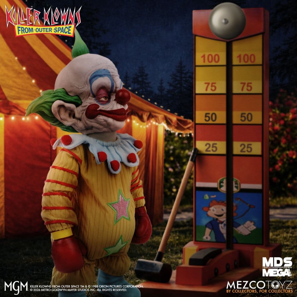 KILLER KLOWNS SHORTY MDS MEGA SCALE 38 CM CON SONIDO MEZCO