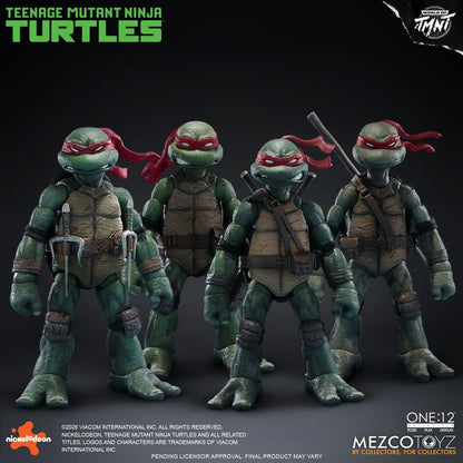 TORTUGAS NINJA ONE:12 COLLECTIVE BOX SET 1/12 MEZCO TOYZ 17 CM