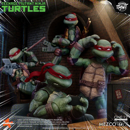 TORTUGAS NINJA ONE:12 COLLECTIVE BOX SET 1/12 MEZCO TOYZ 17 CM