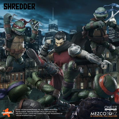 SHREDDER TORTUGAS NINJA FIGURA 1/12 ONE:12 COLLECTIVE 17 CM MEZCO TOYZ