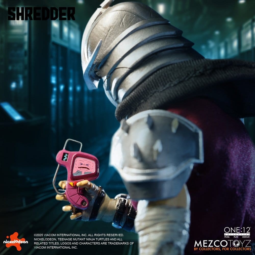 SHREDDER TORTUGAS NINJA FIGURA 1/12 ONE:12 COLLECTIVE 17 CM MEZCO TOYZ