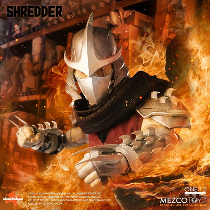 SHREDDER TORTUGAS NINJA FIGURA 1/12 ONE:12 COLLECTIVE 17 CM MEZCO TOYZ