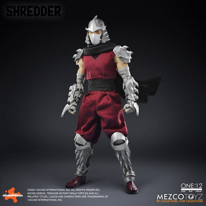 SHREDDER TORTUGAS NINJA FIGURA 1/12 ONE:12 COLLECTIVE 17 CM MEZCO TOYZ