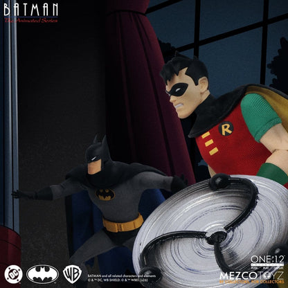 ROBIN BATMAN LA SERIE ANIMADA FIGURA 1/12 ONE:12 COLLECTIVE 17 CM MEZCO TOYZ
