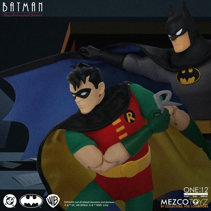 ROBIN BATMAN LA SERIE ANIMADA FIGURA 1/12 ONE:12 COLLECTIVE 17 CM MEZCO TOYZ