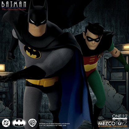 ROBIN BATMAN LA SERIE ANIMADA FIGURA 1/12 ONE:12 COLLECTIVE 17 CM MEZCO TOYZ