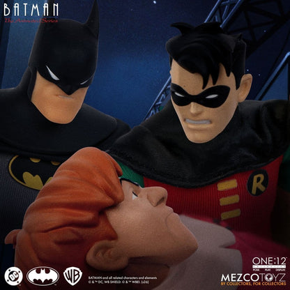 SCARECROW BATMAN THE ANIMATED SERIES ONE:12 COLLECTIVE MEZCO TOYZ 17 CM