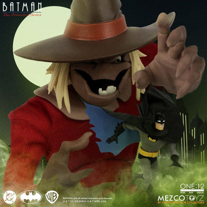 SCARECROW BATMAN THE ANIMATED SERIES ONE:12 COLLECTIVE MEZCO TOYZ 17 CM