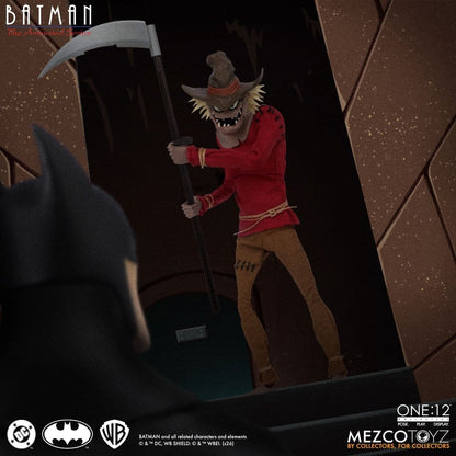 SCARECROW BATMAN THE ANIMATED SERIES ONE:12 COLLECTIVE MEZCO TOYZ 17 CM