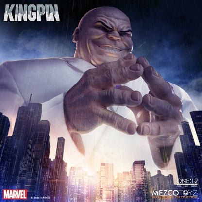 KINGPIN WILSON FISK MARVEL FIGURA 1/12 ONE:12 COLLECTIVE 18 CM MEZCO TOYZ