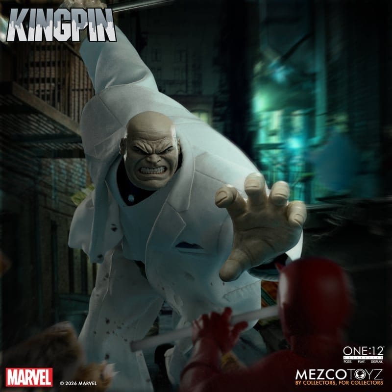 KINGPIN WILSON FISK MARVEL FIGURA 1/12 ONE:12 COLLECTIVE 18 CM MEZCO TOYZ