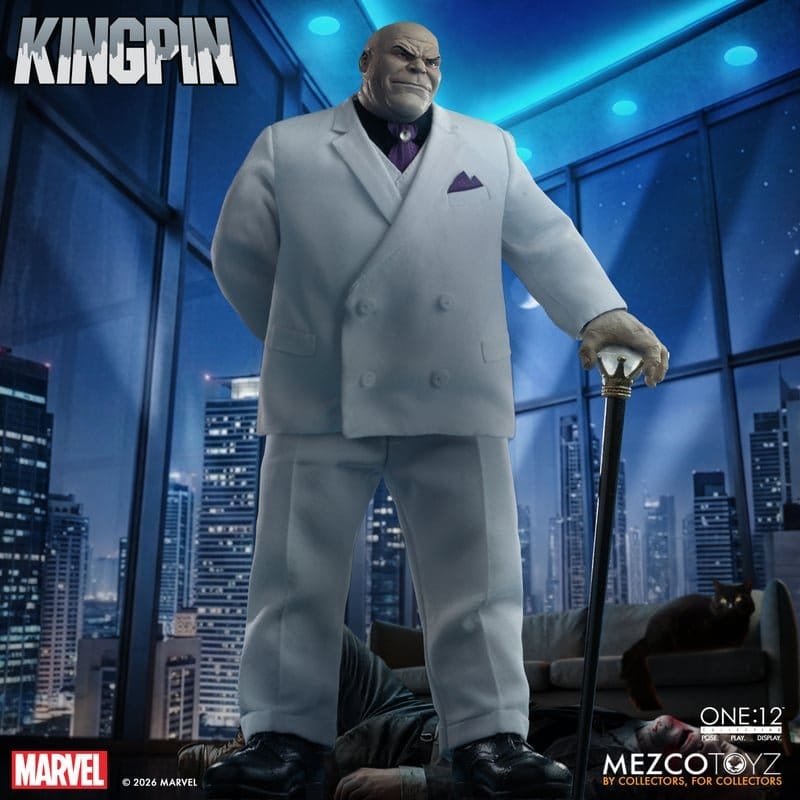 KINGPIN WILSON FISK MARVEL FIGURA 1/12 ONE:12 COLLECTIVE 18 CM MEZCO TOYZ