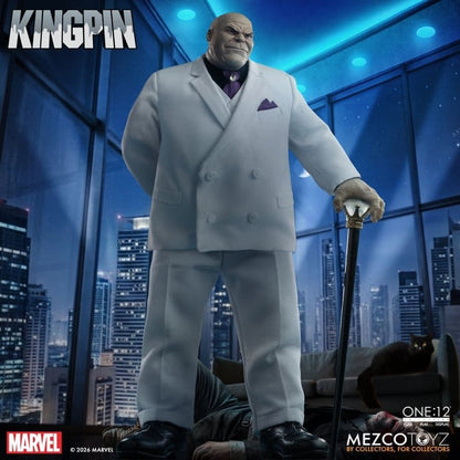 KINGPIN WILSON FISK MARVEL FIGURA 1/12 ONE:12 COLLECTIVE 18 CM MEZCO TOYZ