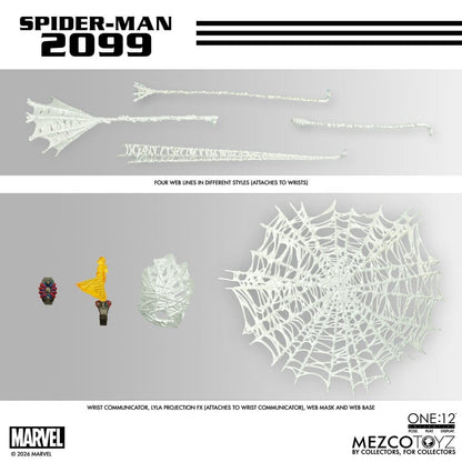 SPIDER-MAN 2099 ONE:12 COLLECTIVE MEZCO TOYZ 1/12 17 CM
