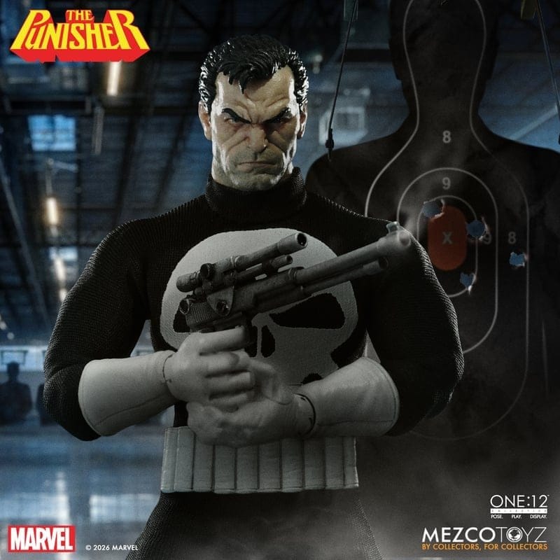 PUNISHER ONE:12 COLLECTIVE FIGURA 1/12 MEZCO TOYZ MARVEL 17 CM