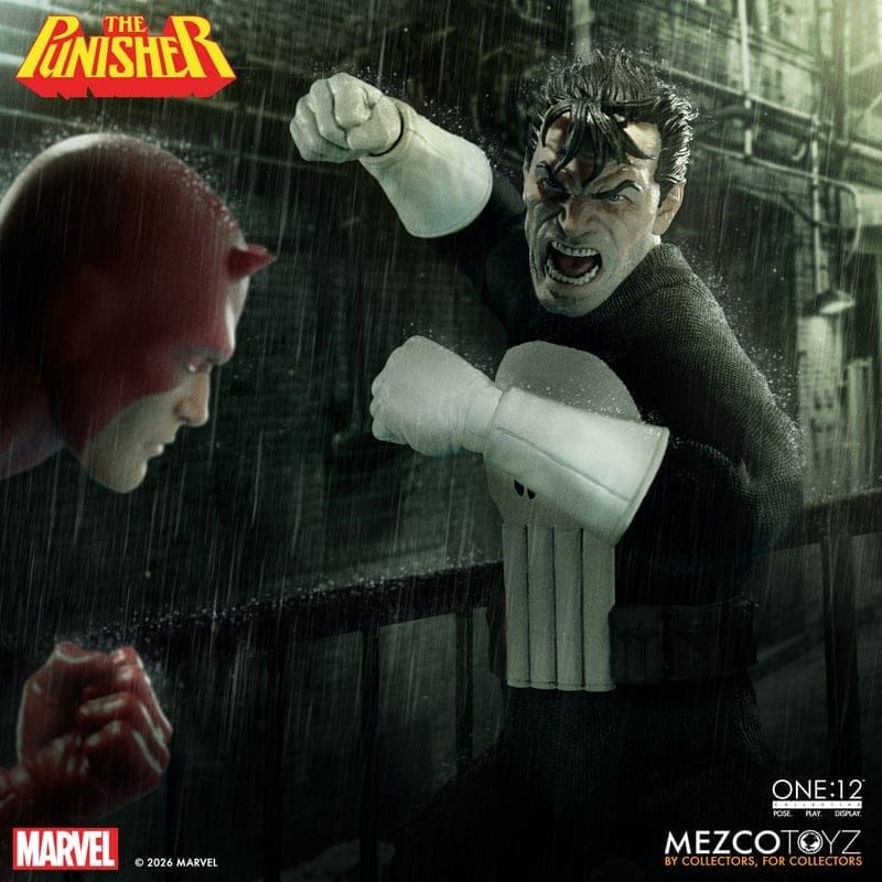 PUNISHER ONE:12 COLLECTIVE FIGURA 1/12 MEZCO TOYZ MARVEL 17 CM