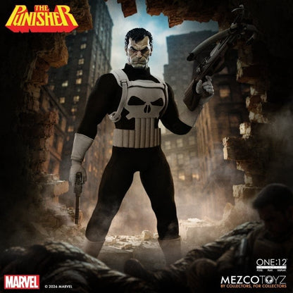 PUNISHER ONE:12 COLLECTIVE FIGURA 1/12 MEZCO TOYZ MARVEL 17 CM