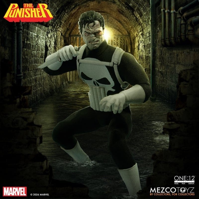 PUNISHER ONE:12 COLLECTIVE FIGURA 1/12 MEZCO TOYZ MARVEL 17 CM