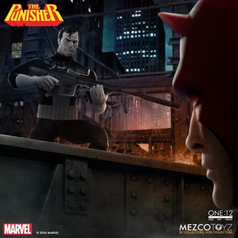 PUNISHER ONE:12 COLLECTIVE FIGURA 1/12 MEZCO TOYZ MARVEL 17 CM