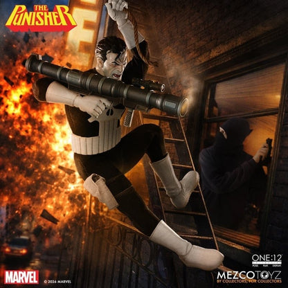PUNISHER ONE:12 COLLECTIVE FIGURA 1/12 MEZCO TOYZ MARVEL 17 CM
