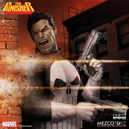 PUNISHER ONE:12 COLLECTIVE FIGURA 1/12 MEZCO TOYZ MARVEL 17 CM