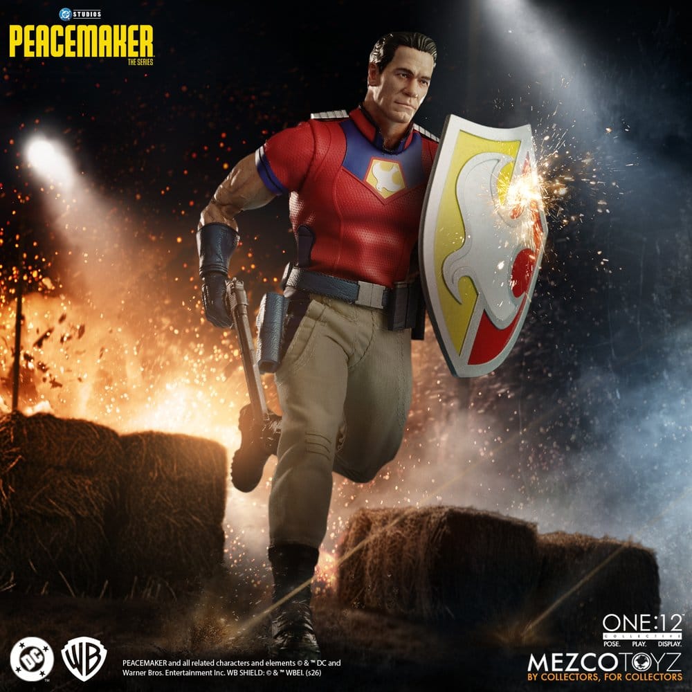 PEACEMAKER DC COMICS FIGURA 1/12 ONE:12 COLLECTIVE 17 CM MEZCO TOYZ