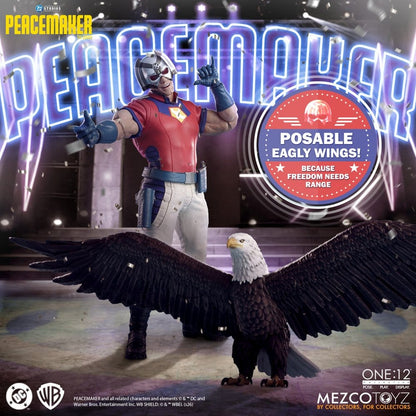 PEACEMAKER DC COMICS FIGURA 1/12 ONE:12 COLLECTIVE 17 CM MEZCO TOYZ
