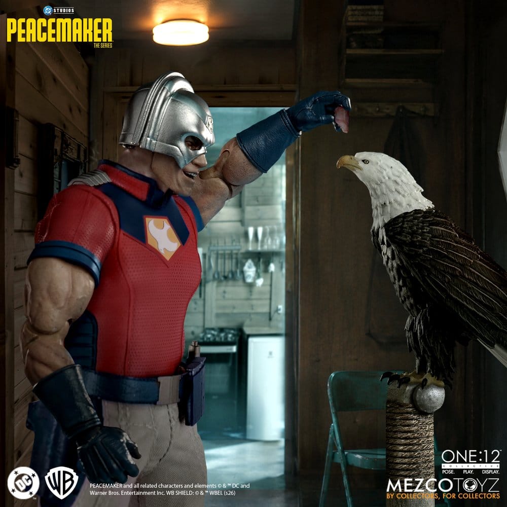 PEACEMAKER DC COMICS FIGURA 1/12 ONE:12 COLLECTIVE 17 CM MEZCO TOYZ