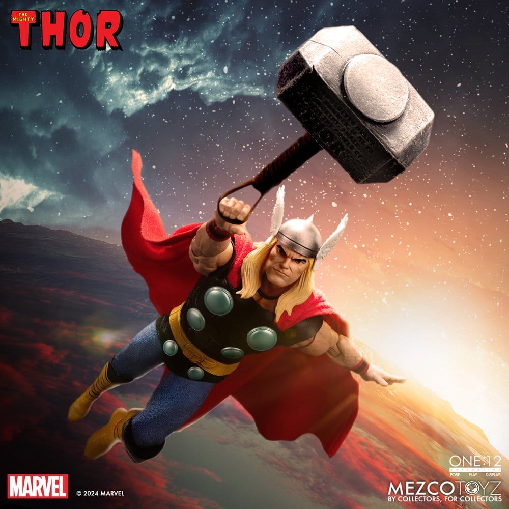 THOR ONE:12 COLLECTIVE FIGURA 1/12 MEZCO TOYZ MARVEL 17 CM