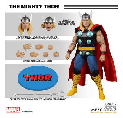 THOR ONE:12 COLLECTIVE FIGURA 1/12 MEZCO TOYZ MARVEL 17 CM