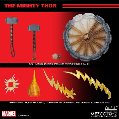 THOR ONE:12 COLLECTIVE FIGURA 1/12 MEZCO TOYZ MARVEL 17 CM