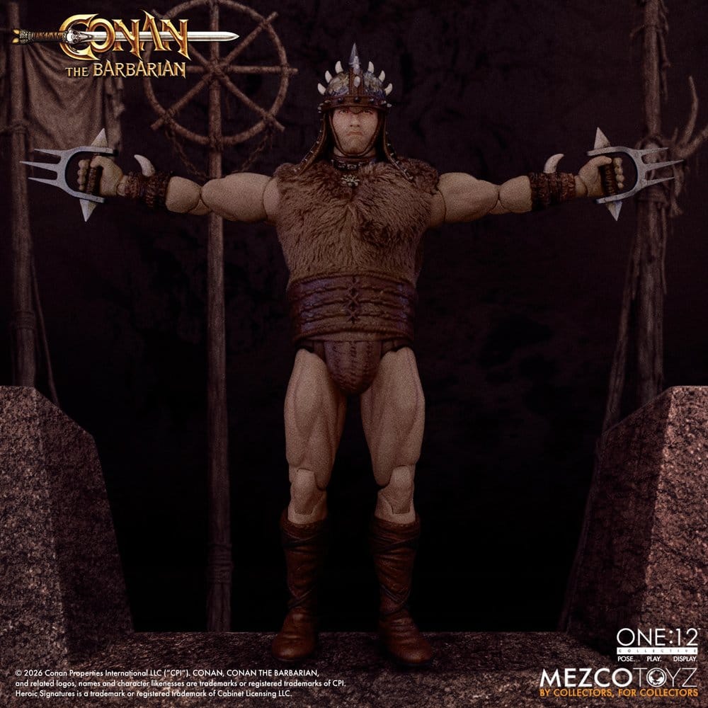 CONAN EL BÁRBARO PIT FIGHTER ONE:12 COLLECTIVE 1/12 MEZCO TOYZ 16 CM
