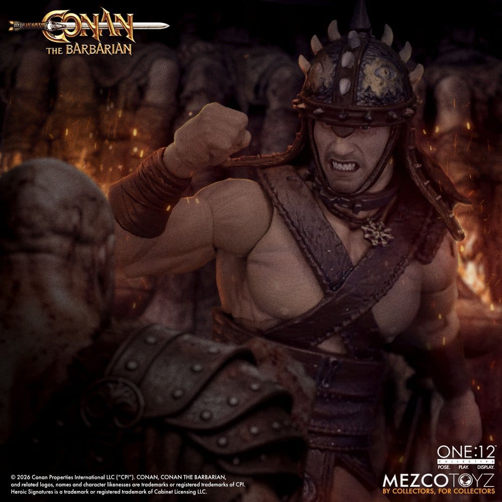 CONAN EL BÁRBARO PIT FIGHTER ONE:12 COLLECTIVE 1/12 MEZCO TOYZ 16 CM