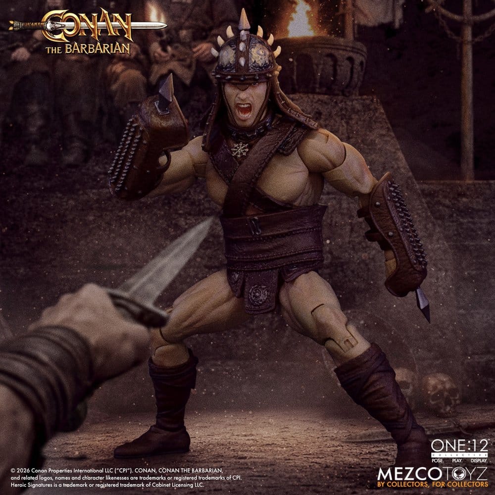CONAN EL BÁRBARO PIT FIGHTER ONE:12 COLLECTIVE 1/12 MEZCO TOYZ 16 CM