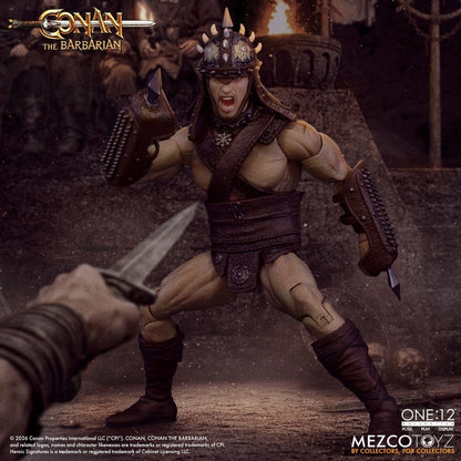 CONAN EL BÁRBARO PIT FIGHTER ONE:12 COLLECTIVE 1/12 MEZCO TOYZ 16 CM