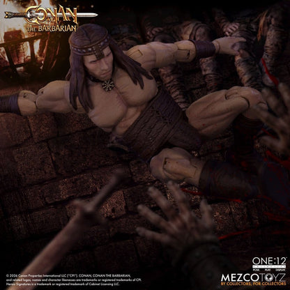 CONAN EL BÁRBARO PIT FIGHTER ONE:12 COLLECTIVE 1/12 MEZCO TOYZ 16 CM