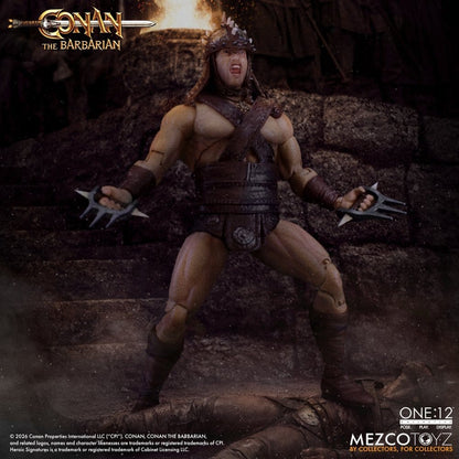 CONAN EL BÁRBARO PIT FIGHTER ONE:12 COLLECTIVE 1/12 MEZCO TOYZ 16 CM